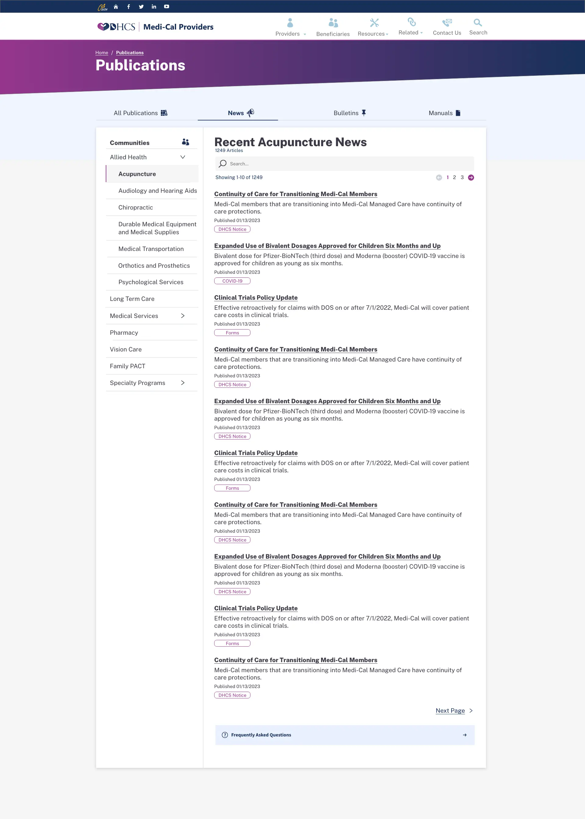 Patient information management interface prototype showing accessible form patterns
