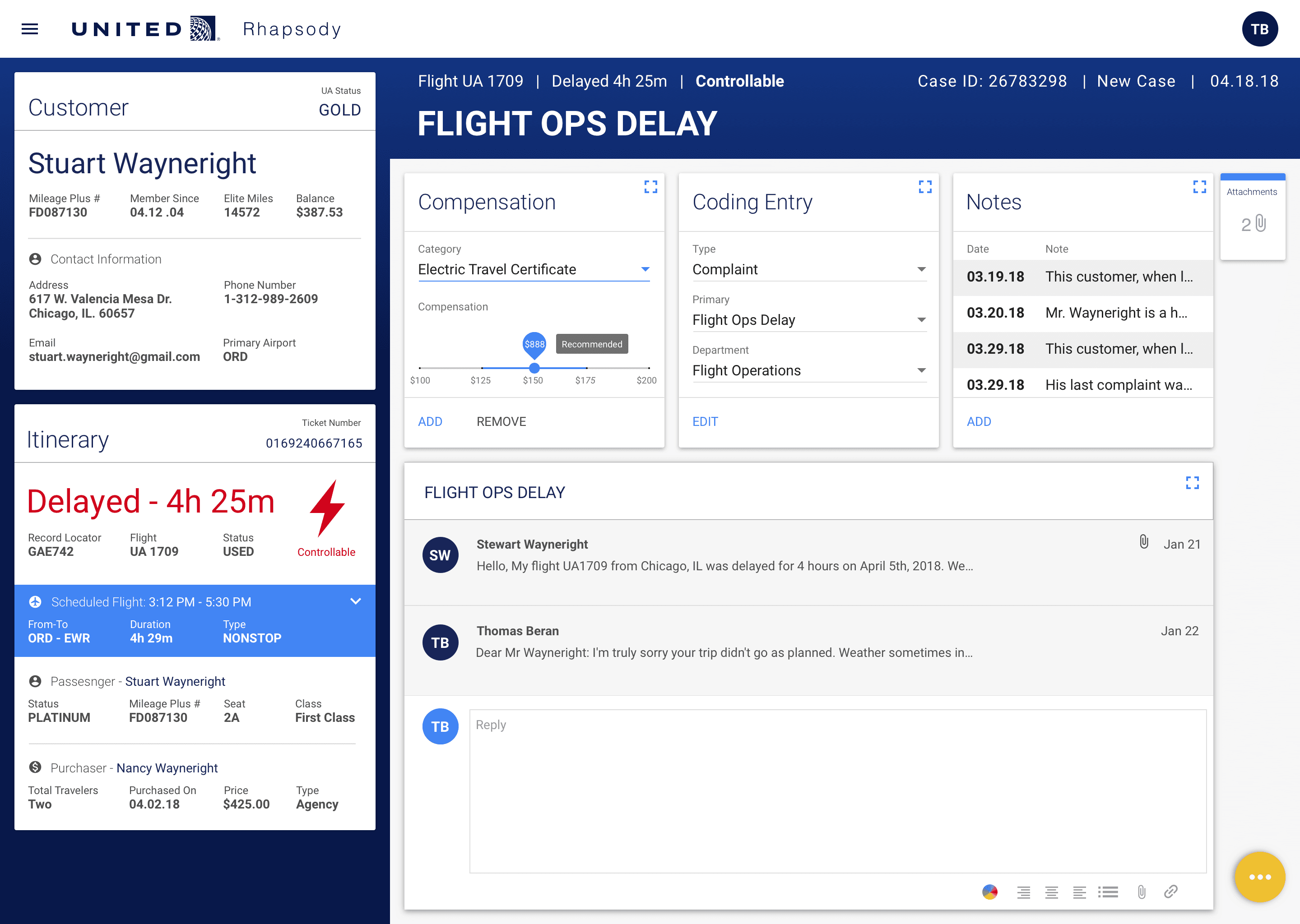 United Agent Dashboard preview