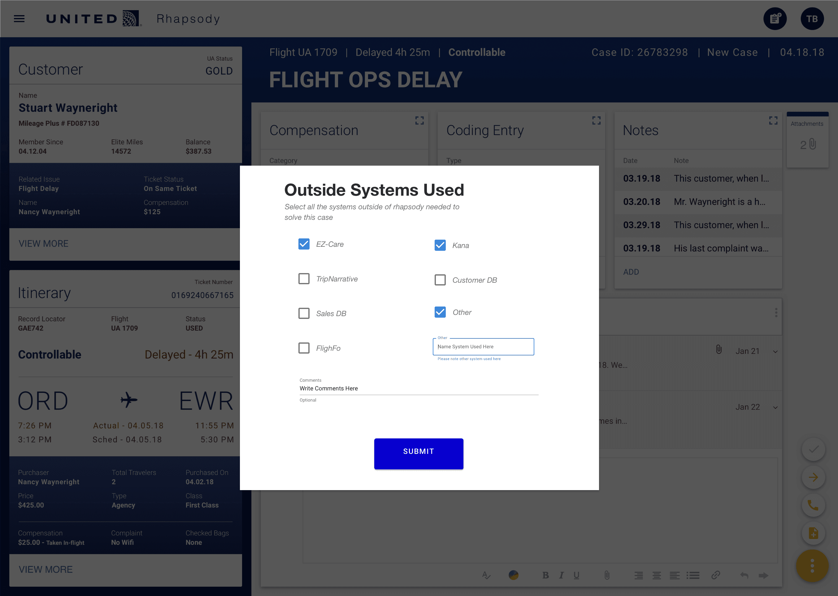 Usability testing session showing agent workflow and task completion